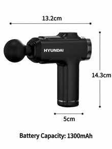 Portable Deep Tissue Percussion Massage Gun With 4 Massage Heads And 8 Speed Levels, Powerful Handheld Fascia Massager For Muscle Relaxation, Rechargeable Long-Lasting Body Massager For Neck, Shoulders, Back, Arms And Legs, Portable Recovery Tool - Multicolor - View 2