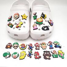 Panini Super Mario Croc Shoe Charms, Game Character Soft PVC Shoe Decoration, Suitable For Clogs And Sandals - Multicolor - View 1
