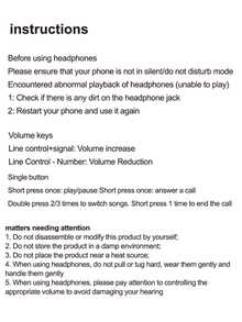 Wired In-Ear Headphones, Compatible With IPhone Interface, Type-C USB-C Plug And 3.5mm Jack, Comfortable Fit, With Microphone, Suitable For Laptop And Mobile Devices - View 10