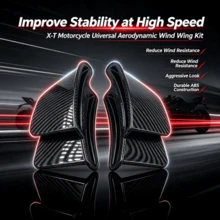 X-T Motorcycle Universal Aerodynamic Rear Cover Wing Kit Fixed Tail Wing Suitable For Kawasaki Suzuki - Motorcycle Shark Fin Wing - View 4