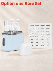 Travel Dispenser Bottle Set, Pump Dispenser Bottle 2pcs/3pcs/4pcs, Cosmetic Dispenser Bottle Set, Travel ConTrainers - Multicolor - View 7