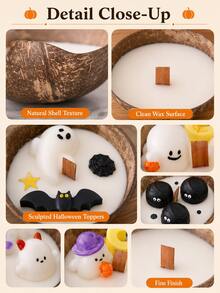 Halloween Pumpkin Scented Candle Gift, Aromatherapy Decor, Home Decoration, Party Decoration - A - View 4