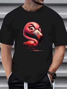 Men T-Shirts - 黑色 - 查看 3