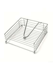 Gold/Black Iron Vertical Square Napkin Holder, Paper Towel Rack, Napkin Holder, Metal Napkin Clip, Suitable For Dining Table, Napkin Storage Rack, Paper Towel Organizer, Suitable For Desktop Decoration, Napkin Storage, Bathroom Storage - Multicolor - View 11