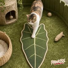 Home Sisal Leaf Cat Scratching Pad, Durable, Can Be Installed On Wall/Sofa/Headboard/Table Leg, No Shedding, Washable, Suitable For Kittens And Adult Cats. Used For Scratching, Resting, Playing; Dorm/Apartment/Rental Home Decor, Portable Holiday Gift - one-size - View 9