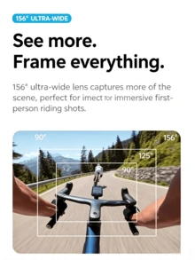 Insta360 Kamera Aksi Profesional GO Ultra: Stabilisasi gambar yang stabil, video HDR jernih, tahan air hingga 10 meter, data olahraga yang tersinkronisasi, adaptasi multi-adegan, kompatibilitas aksesori, 100% Baru, Hanya Diaktifkan - View 7