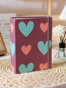1pc Photo Album, 200 Creative Large-Capacity Interwoven Family Photo Album, 6-Inch Fabric Surface, Suitable For Decoration In Family Rooms, Living Rooms, Offices, Mother's Day Gift, Spring Gift - Multicolor - View 6