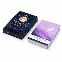Kartu Oracle Bulan, Dek Panduan Bulan Surgawi dengan Pesan Fase Bulan, Kartu Refleksi Intuitif, Wawasan Mistik, Alat Ramalan untuk Bacaan Harian, Meditasi, Manifestasi, Pertumbuhan Spiritual, Pecinta Astrologi dan Kristal - Navy Blue - View 4