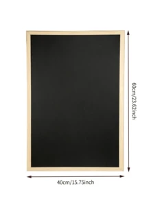 1pc Wooden‑Framed Message Board, Dual‑Use For Tabletop Display And Wall Mounting, Erasable Wall‑Mount Chalkboard, Multi‑Functional Memo Board, Suitable For Home, Office, Study And Classroom - one-size - View 14