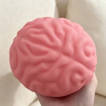Tachimi 1件裝現代裝飾套件 大腦造型慢回彈捏捏樂 整合式捏捏樂脆響壓力紓壓玩具 兒童玩具 房間收納用 隨機發貨 - 彩色 - 查看 7