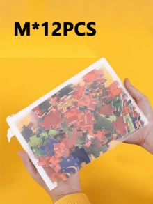 12 件网眼拉链袋、PVC 网眼拉链袋、防水塑料网眼拉链信封、文件夹、多用途网眼整理袋、透明文件收纳袋、返校、拉链文件袋、拼图玩具分类袋、铅笔盒、文件夹、办公用品收纳袋、礼品袋 - 彩色 - 查看 18