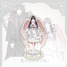 精美亚克力立牌，饰以盛开的芬芳花朵 - 林屋太郎和京子黑白服装版动漫收藏品 - 彩色 - 查看 18