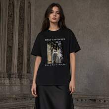 Local Warehouse Unisex Black T-Shirt Dead Can Dance Within The Realm Of A Dying Sun, 100% Cotton 180 G/M², Crew Neck, Short Sleeves, Relaxed Fit - Black - View 3