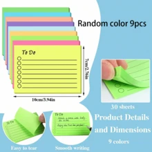 252 Pages/Set Random Color To-Do List Memo Notebooks 1/3/9 Books, Easy To Use, Efficient Recording And Organizing, Suitable For Students, Office And Home Learning Supplies Halloween - Multicolor - View 11