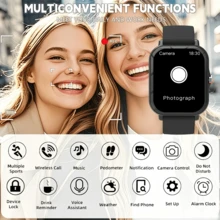 This Smartwatch Features Call/Message Notifications, A 260mAh Battery, New Watch Bands To Choose From, An Alarm Clock, Multiple Sports Modes, Music Playback, And More. It's A Perfect Christmas/Halloween Gift For Friends And Family. - View 8
