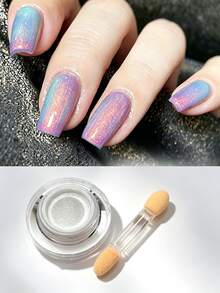 氣墊瓶裝極光美甲粉－美人魚極光效果，美甲亮粉裝飾，適合居家DIY沙龍美甲 - 彩色 - 查看 2