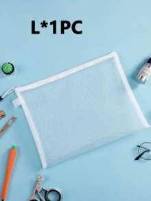 12 件网眼拉链袋、PVC 网眼拉链袋、防水塑料网眼拉链信封、文件夹、多用途网眼整理袋、透明文件收纳袋、返校、拉链文件袋、拼图玩具分类袋、铅笔盒、文件夹、办公用品收纳袋、礼品袋 - 彩色 - 查看 19