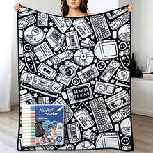 DIY 24-Color Coloring Blanket With Markers, Washable Velvet Creative Handmade Painting Blanket, Suitable For Holiday Art Activities - A - View 20
