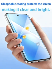 4 Buah Pelindung Layar Kompatibel Dengan Ite.L, Film Kaca Tempered HD Kekerasan 9H Ramah Casing Pemasangan Mudah Anti Gores Bebas Gelembung [Cakupan Penuh] - Clear - View 5