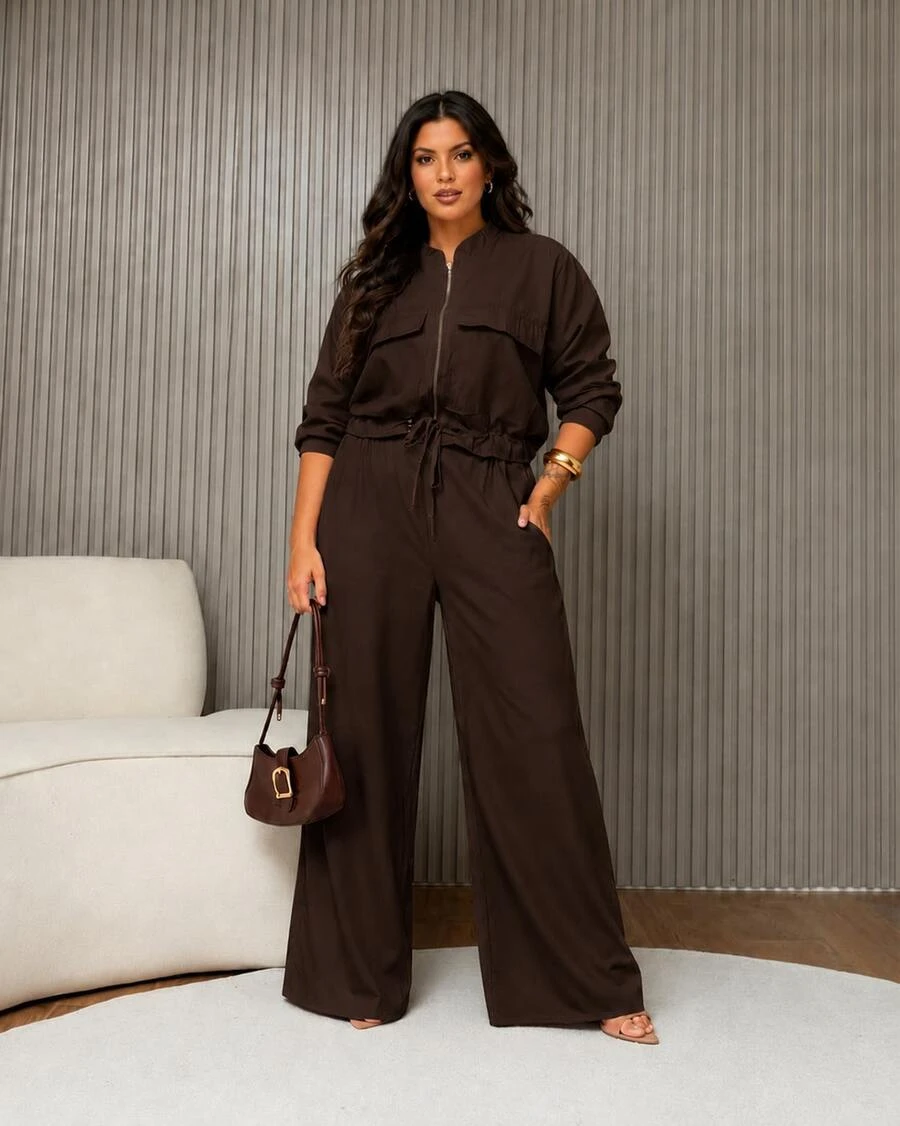 Conjunto elegance   plus size  inverno