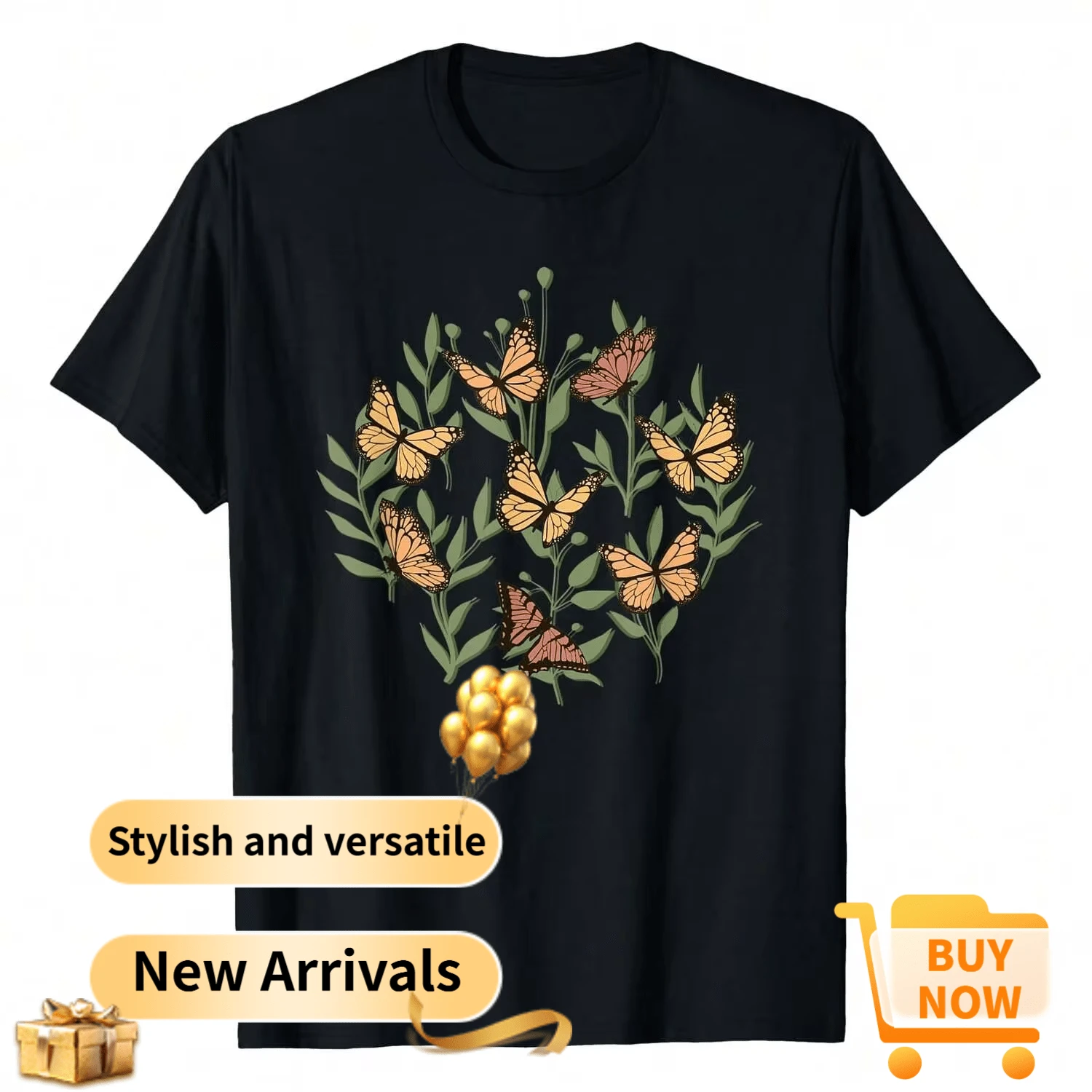 Women Outdoor Tees & Tanks - 黑色 - 查看 1