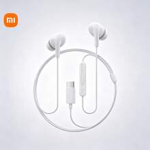 Xiaomi USB-C Wired Stereo In-Ear Earphones, 12.4mm Audio Drivers, In-Line HD Mic, 3-Button In-Line Control, IP54 Dustproof & Waterproof, Ergonomic Comfort Fit, S/M/L Silicone Eartips Included, Compatible With IPhone15 & Android USB-C Phones, White - View 13