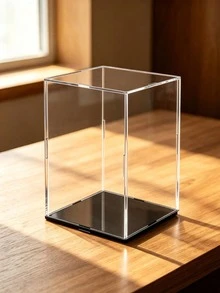 Transparent Acrylic Display Box With Black Base, Dust-Proof Toy And Collectible Storage Box, Home Decor, Room Decor And Desktop Storage, Ideal Boyfriend Gift, Men's Gift Or Christmas Gift - Display Box - View 7