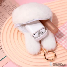 Cute Miffy Rabbit Plush Coin Purse Keychain Pendant, Multi-Functional Earphone Bag Card Holder, Suitable For Girls - Multicolor - View 3
