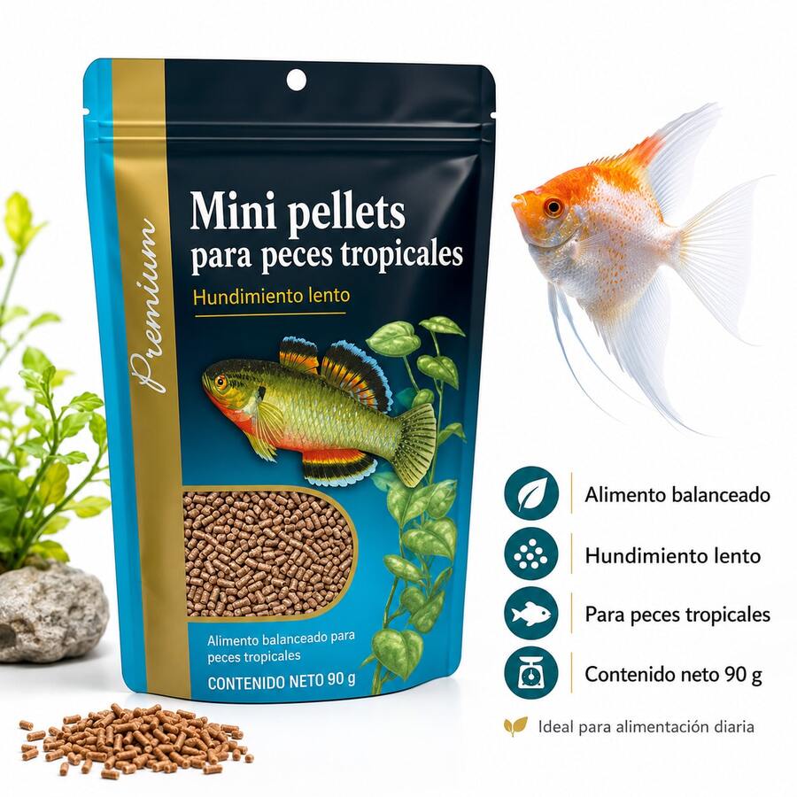 FANCY PETS Mini Tropical Fish Pellets - 90 G - View 1