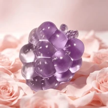 Tachimi 139pcs Crunchy Squishy Fidget Toys Highly Transparent And Attractive Crystal Purple Grape Slow Rebound Squeezing Toy, Ultra Soft Clay Stress Relieving Small Toy - Multicolor - View 8