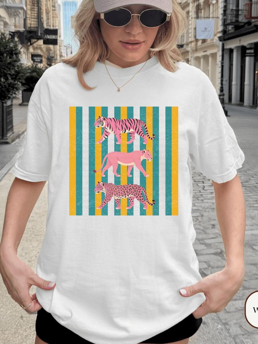 Women T-Shirts - 白色 - 查看 1