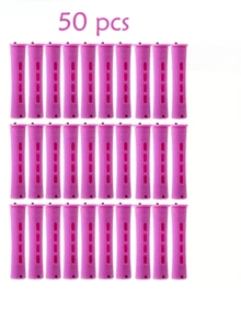 20/30/40/50pcs Curling Iron Set For Normal Hair - Professional-Grade Cold Perm Curling Iron Set For Creating Voluminous Curls - DIY Salon-Quality Styling Tools For Home Use - Multicolor - View 12