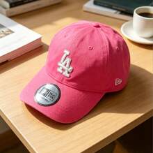 NEW ERA MLB Embroidered Red Soft Crown Curved Brim Baseball Cap 14341150 - Red - View 1