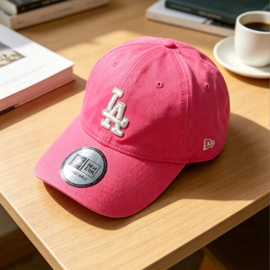 NEW ERA MLB Embroidered Red Soft Crown Curved Brim Baseball Cap 14341150 - Red - View 1