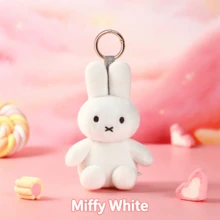 Gantungan Kunci Boneka Miffy Warna-warni Lucu, Gantungan Tas Kelinci, Mainan Boneka Lembut, Liontin, Aksesori Tas Estetik - MultiWarna - View 16