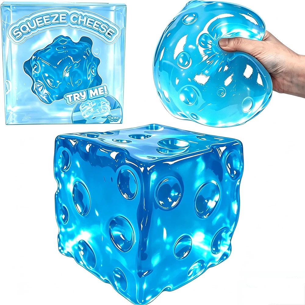 1 buah Mainan Remas Lembut Berbentuk R Terbaru, Keju Transparan dengan Pantulan Lambat untuk Meredakan Stres, Hadiah Ulang Tahun, Halloween, Natal, Paskah, Liburan, Gaya dan Kemasan Acak - MultiWarna - View 1