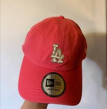 NEW ERA MLB Embroidered Red Soft Crown Curved Brim Baseball Cap 14341150 - Red - View 7