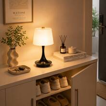 Smart Motion Sensor Desk Lamp, USB Rechargeable, 3 Color Temperature Modes, Touch Control Button, Stepless Dimming, Practical Table Lamp, Eye-Protection Soft Light, Decorative Space, Suitable For Bedroom, Study, Living Room, Dining Room, Outdoor, Holiday Gift - Desk Lamp - View 8