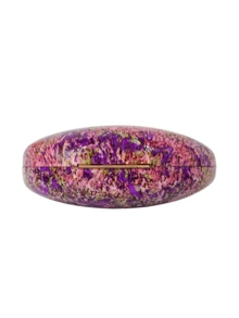 Fashionable Minimalist Marble Pattern Acrylic Clutch Bag, Elegant Unique Oval Shape Niche Evening Bag With Chain Strap, Shoulder Crossbody Bag - Multicolor - View 4