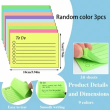 252 Pages/Set Random Color To-Do List Memo Notebooks 1/3/9 Books, Easy To Use, Efficient Recording And Organizing, Suitable For Students, Office And Home Learning Supplies Halloween - Multicolor - View 12