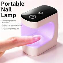 Mini LED Nail Light, UV Light For Nails, UV Light For Nails With Timer Gel, Quick Drying Nail Light, Portable USB Nail Dryer, Suitable For Travel Manicure Art DIY Nail Art, Women's Holiday Gift - Multicolor - View 4