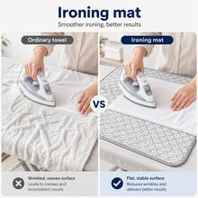 Ironing Pad - Foldable And Easy To Store. Suitable For Living Room, Bedroom, Laundry Room, Travel, Student Dorm. Desktop Ironing Pad, Perfect Holiday Party Gift For Family And Friends (1pc Ironing Pad Only) - A - View 5