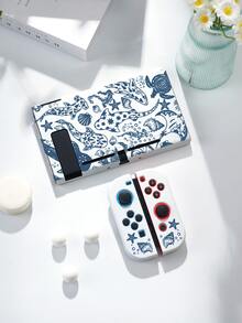 Ốp bảo vệ máy chơi game Switch họa tiết cá đại dương màu xanh, phụ kiện vỏ bảo vệ cho Switch2 (2025), tương thích với Switch2 (2025)/Switch OLED, túi đựng máy chơi game, quà tặng tuyệt vời cho người chơi Switch - Nhiều màu - Xem 15