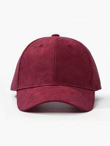 Fashion Solid Color Suede Baseball Cap Unisex Retro Hip-Hop Style Back Snapback Adjustable Sun Hat - Multicolor - View 7