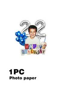 Personalized Photo Cupcake Toppers, Custom Face Birthday Cake Decorations With Age And Numbers, Birthday Party Decorations, Retro Collage Style Cupcake Toppers, Custom Photo Cake Decorations For Birthday Celebrations, Dessert Table Decorations, Party Supplies. - Multicolor - View 9