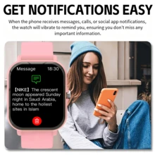 This Smartwatch Features Call/Message Notifications, A 260mAh Battery, New Watch Bands To Choose From, An Alarm Clock, Multiple Sports Modes, Music Playback, And More. It's A Perfect Christmas/Halloween Gift For Friends And Family. - View 7