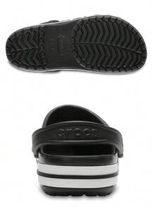 Crocs 크록스 바야 밴드 클로그 | 유니섹스 클래식 샌들 가볍고 슬립온 가능하며 물에 강한 편안한 데일리 슈즈 (Black) - 블랙 - 보기 5