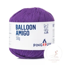 Fio/linha Balloon Amigo - Pingouin - 411 - Violeta - Visão 1