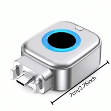 140W Type-C 自動斷電轉接頭,具備智能滿電自動切斷、物理斷電、過充保護、夜間充電功能,兼容所有設備 - 銀色 - 查看 7