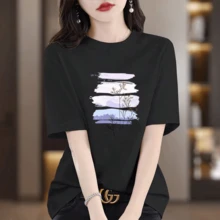 Women Outdoor Tees & Tanks - 黑色 - 查看 8